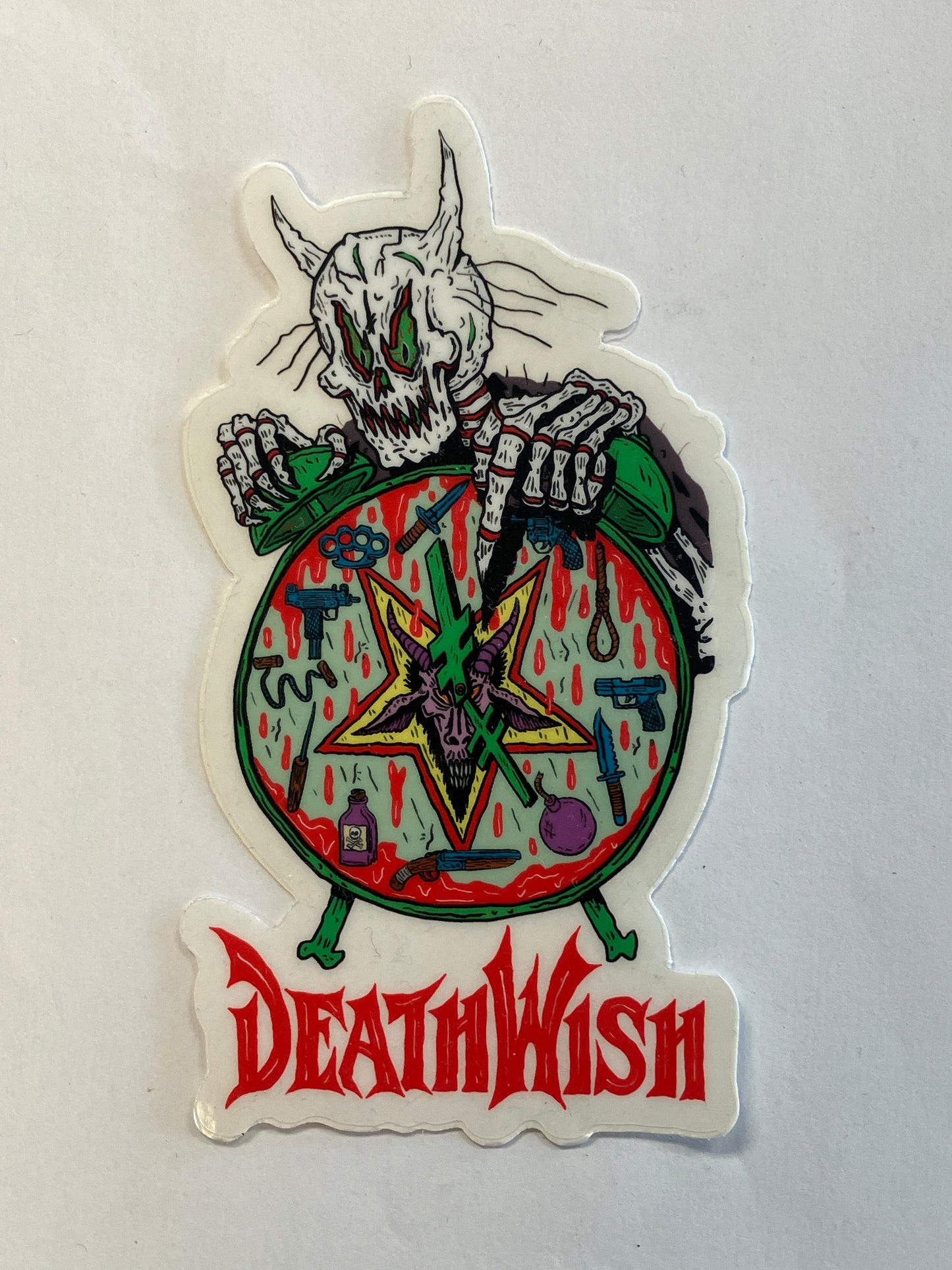 Deathwish Stickers 5”