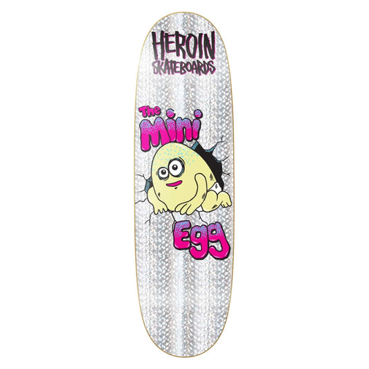 Heroin Holo Mini Egg 8.38 Skateboard Deck