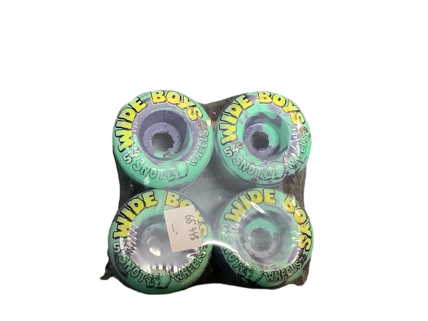 SNOT Wide Boys 54mm 99A Teal/ Violet swirl