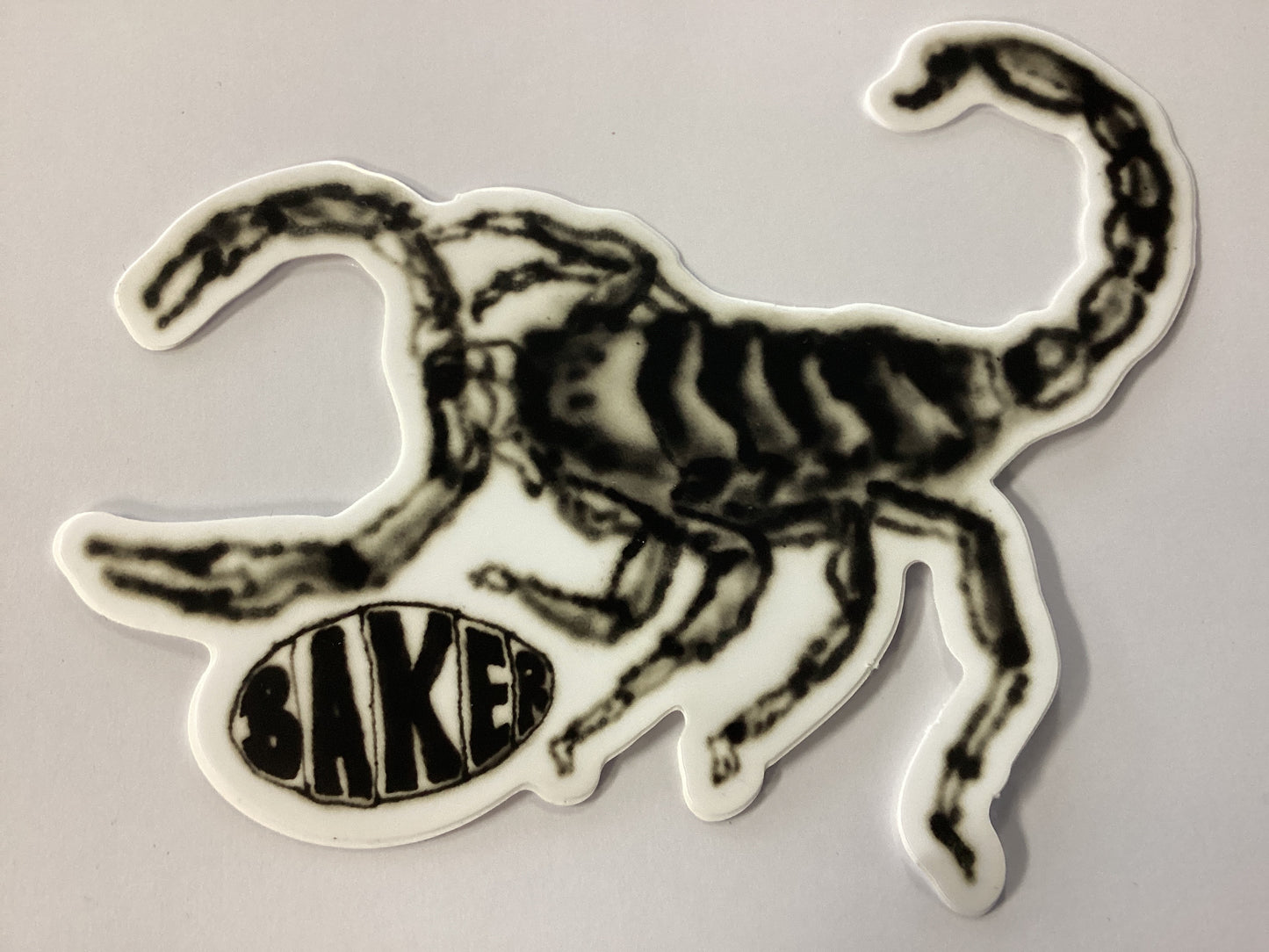 Baker Sticker scorpion 4.5”x4.5”