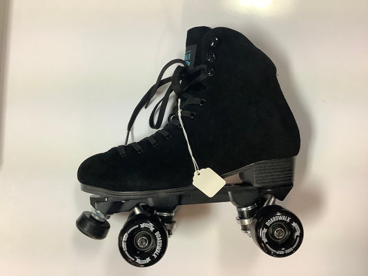 Sure Grip Boardwalk Plus Roller Skates size men’s 9 Black Suede