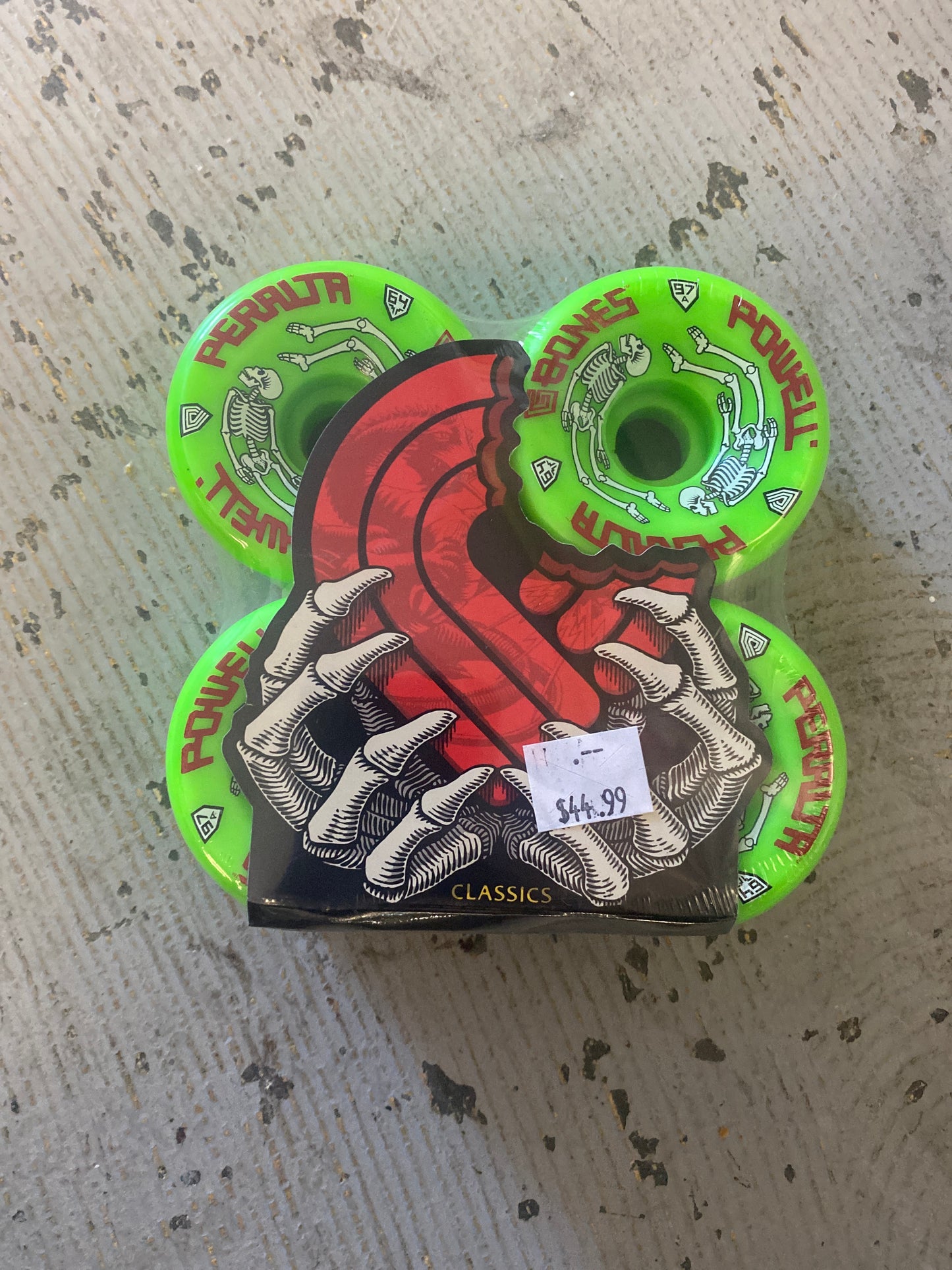 Powell peralta 64mm wheels G Bones green 97A