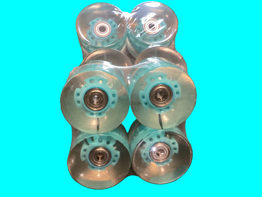 Yocaher LED light up cruiser or longboard skateboard wheels 60mm 78a