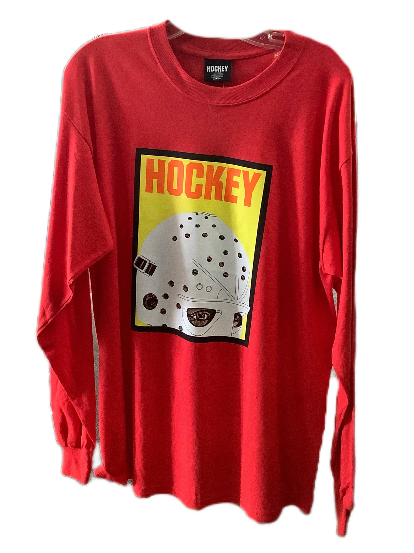 Hockey Mask Long-sleeve Red XL