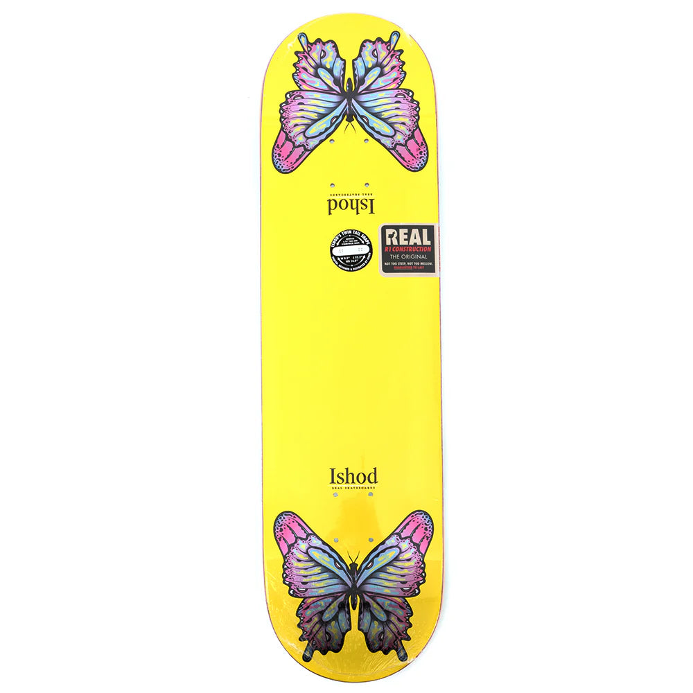 Real Skateboards Ishod Monarch Twin Tail 8.5 Deck