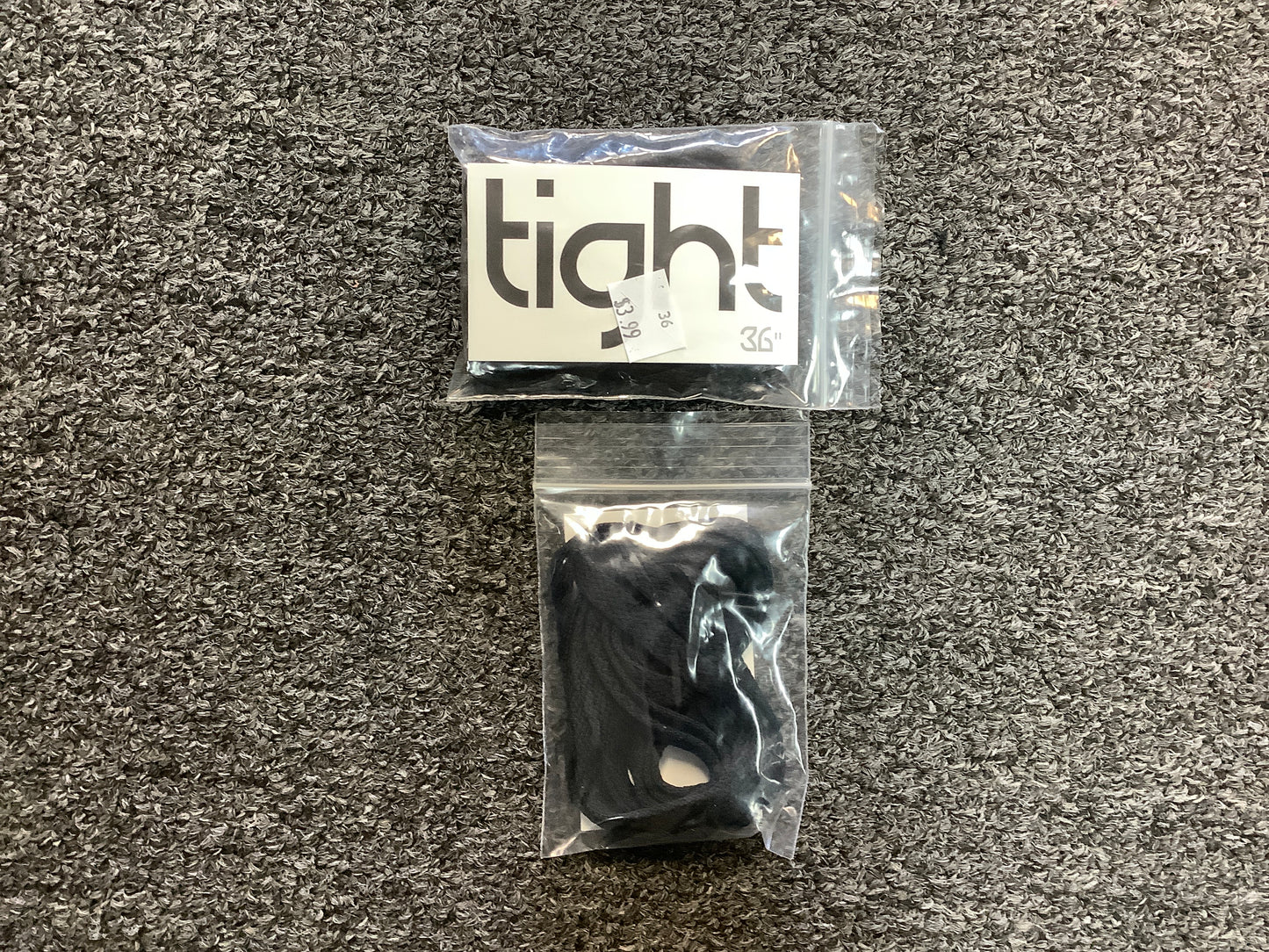 Tight Shoe Laces Black Flat 36”