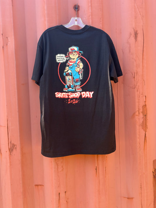 Daville x SSD tshirt Baby Blain black 2026 Skate Shop Day