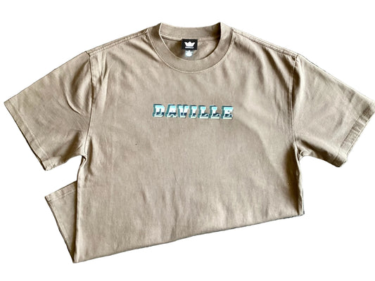 Daville x AS Colour S/S Heavyweight Boxy Fit Shirt Chrome Brown
