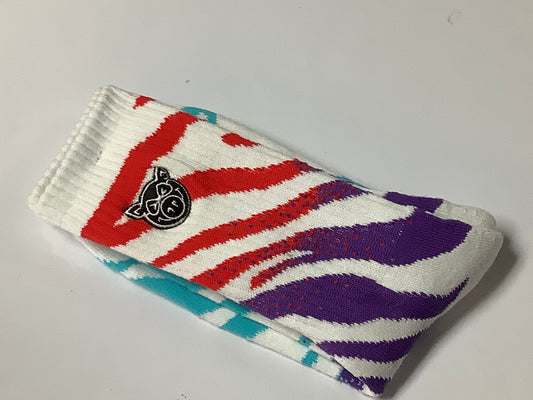 PIG SOCKS ZEBRA WHITE