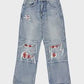 LAKAI DISTRESSED DOUBLE KNEE DENIMS pants
