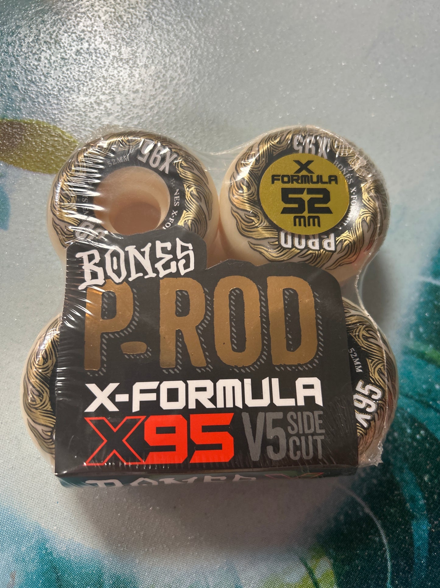 Bones 52mm X95 P-Rod Pro X-Formula V5 Side Cut