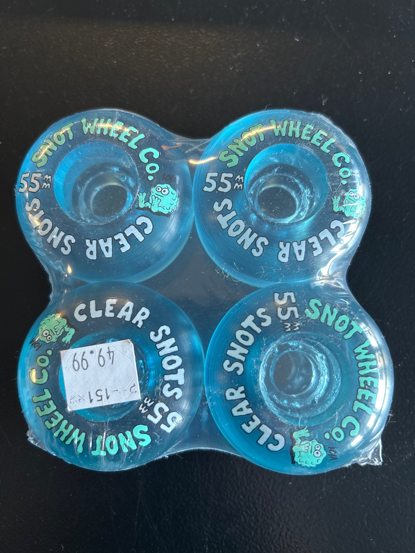 Snot 55mm Wheels Snots clear blue snots