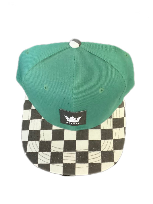 Daville Green Checkered Hat Youth