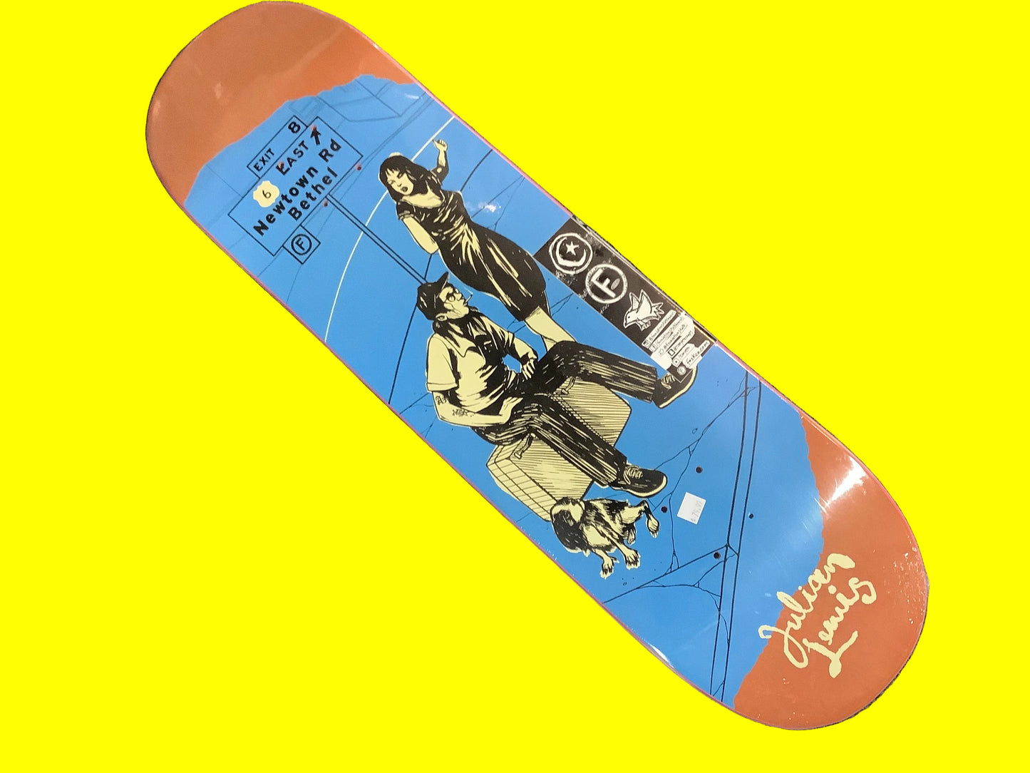 Foundation Pro Skateboard Deck LEWIS HITCHHIKER 8.63