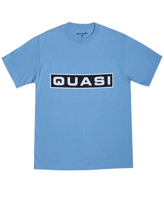 Quasi Bar Logo T Shirt Blue