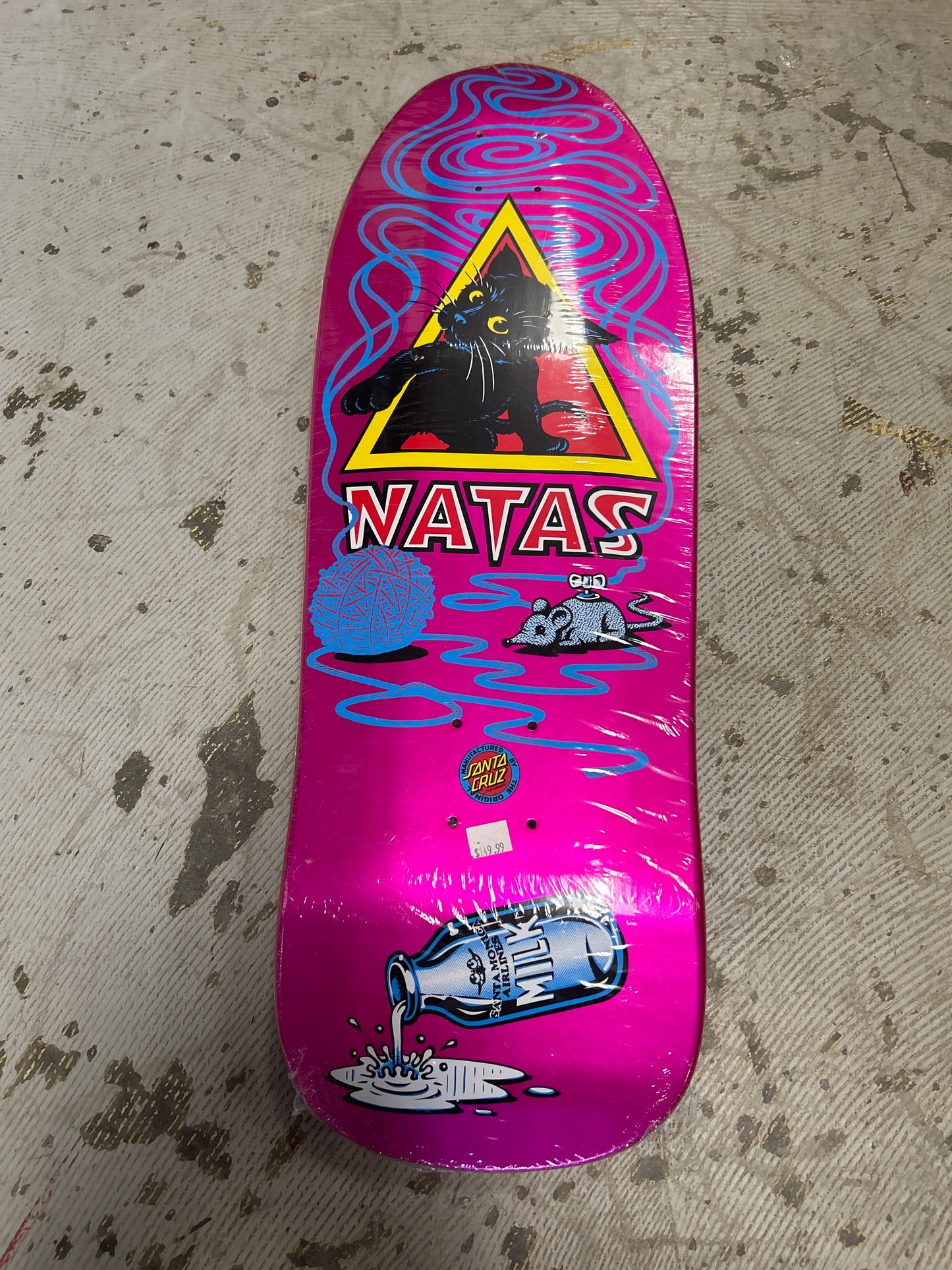 SMA 9.89 deck Natas Kitten Reissue by Santa Cruz