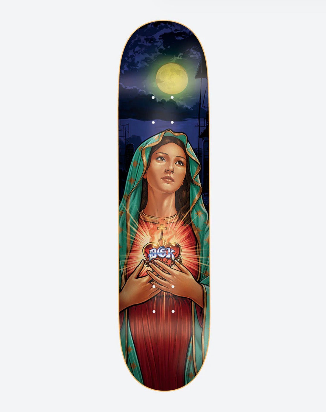 DGK SAVE US LENTICULAR SKATEBOARD DECK 8.25”