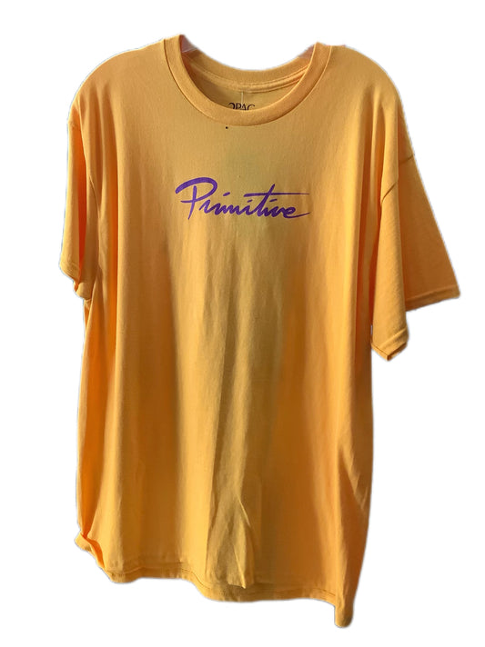 Primitive x 2Pac Graphic Tee Yellow L