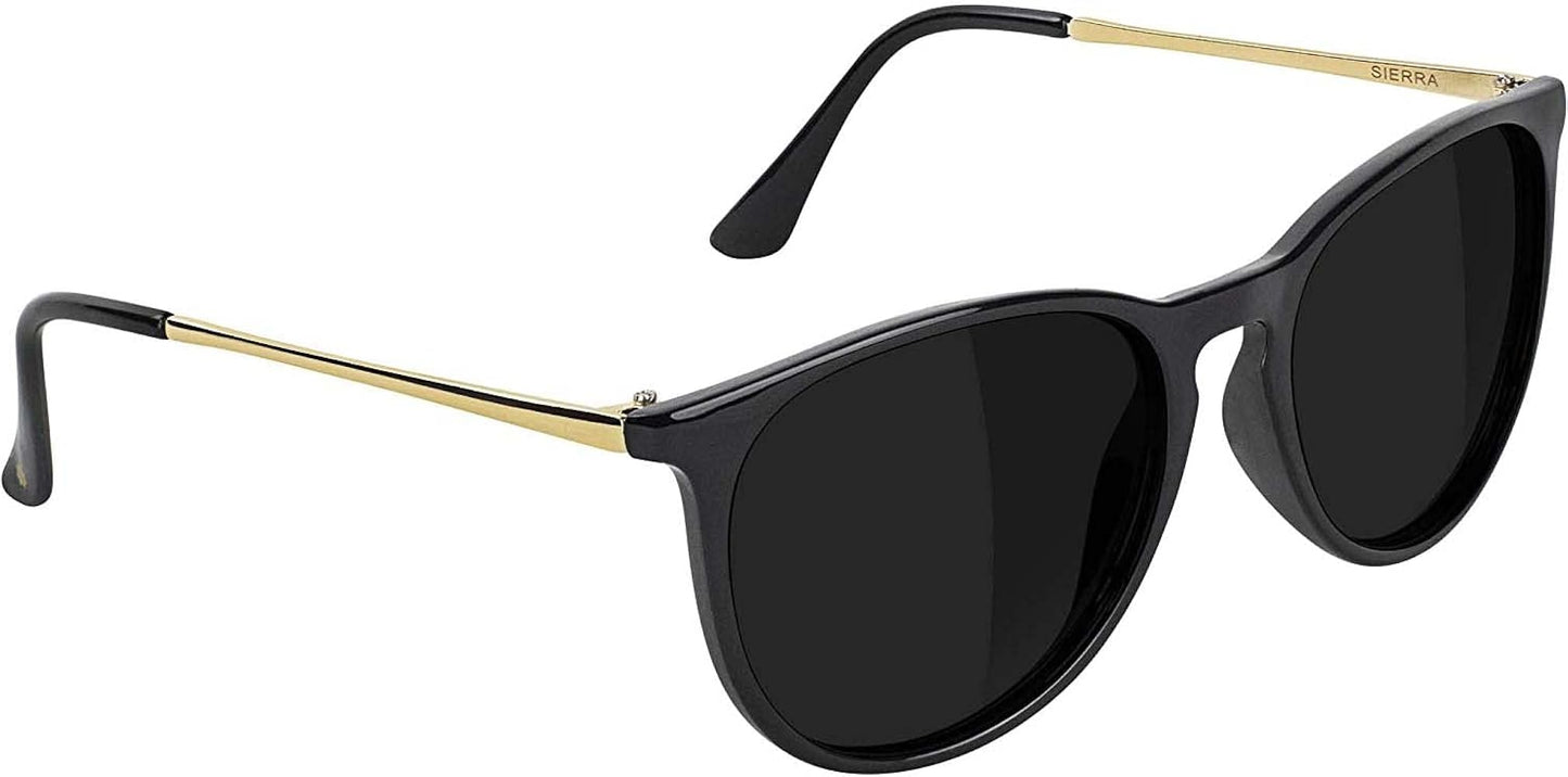 Sun Haters Sierra Sunglasses Black/Gold