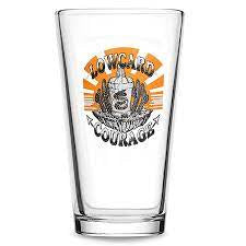 Lowcard Courage Pint Glass