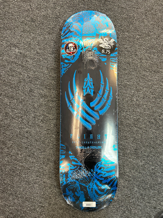 Powell Peralta 8.75 Skeleton Flight Deck Blue Foil