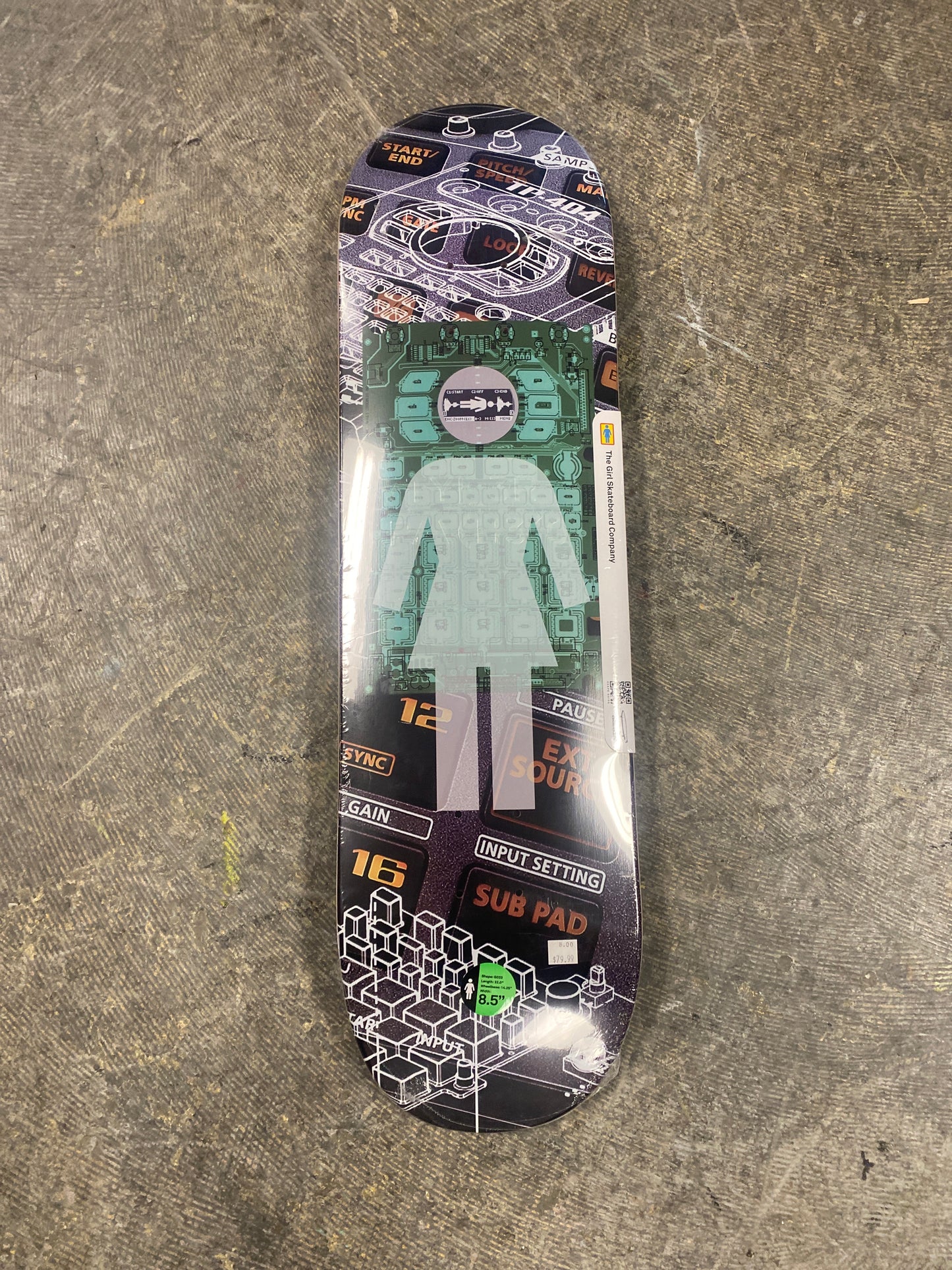 Girl 8.5 deck Pacheco tp404