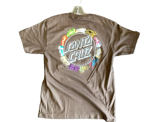 Santa Cruz x Pokémon Power Dot Shirt Brown