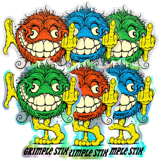 Antihero Grimple Stix Stickers 3”