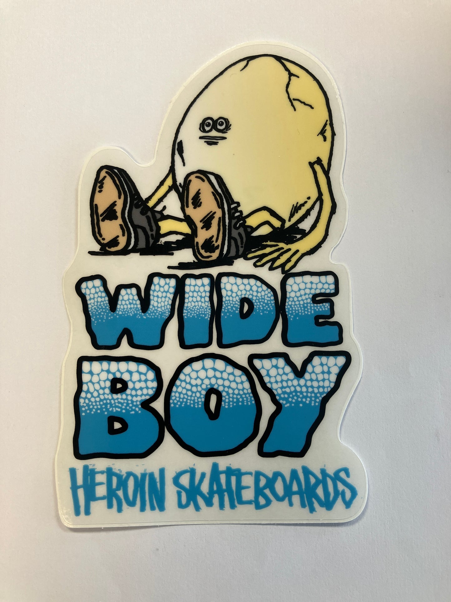 Heroin Wide Boy Sticker 6”x3.50”