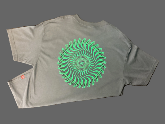 Spitfire Snake Tee Shirt Charcoal