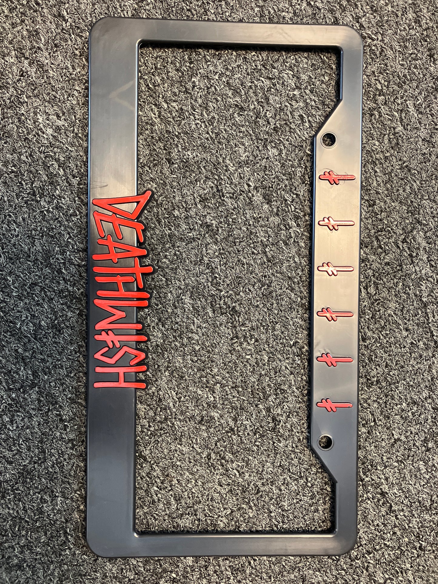 Deathwish Plate Frame