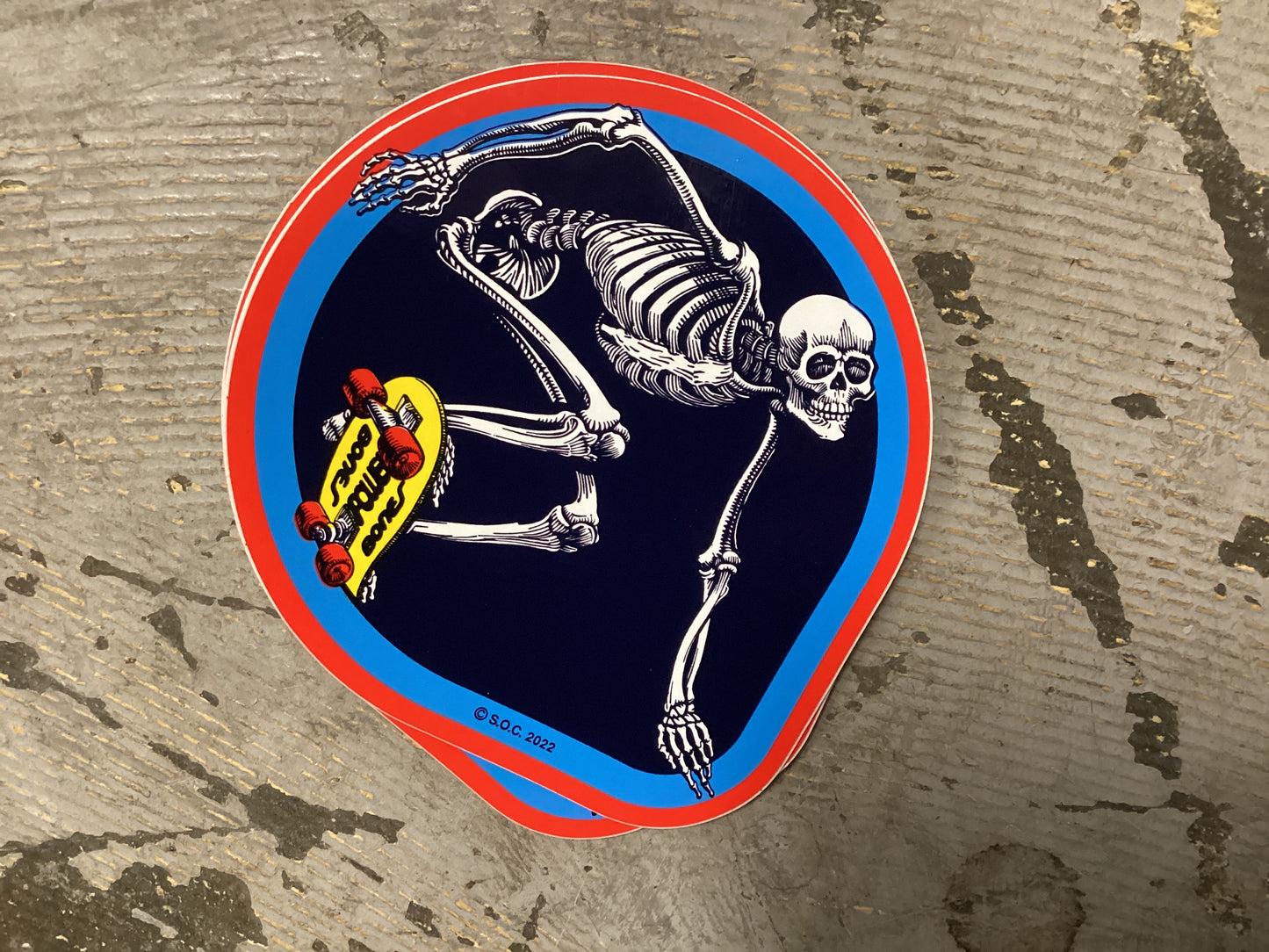 Powell Peralta sticker OG Skeleton 4.5”