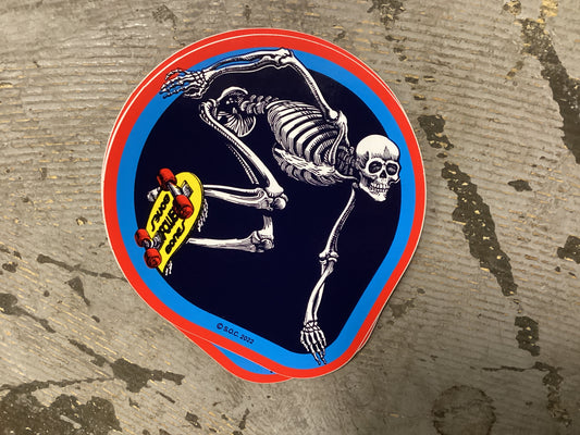 Powell Peralta sticker OG Skeleton 4.5”