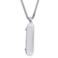 HERMOSA SKATE Skateboard Pendant SILVER 21” chain