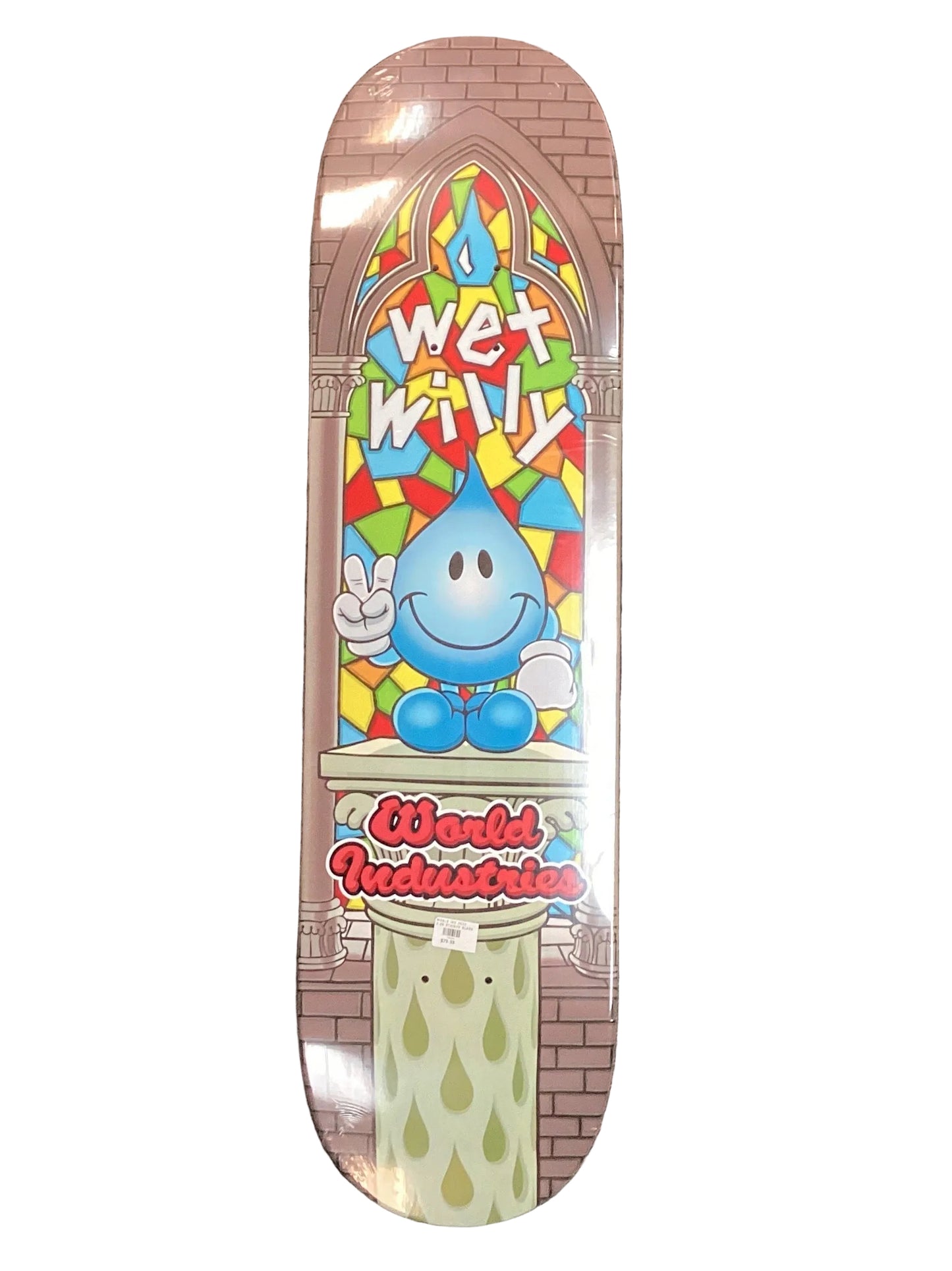 World Industries Deck Wet Willy Stained Glass 8.25”