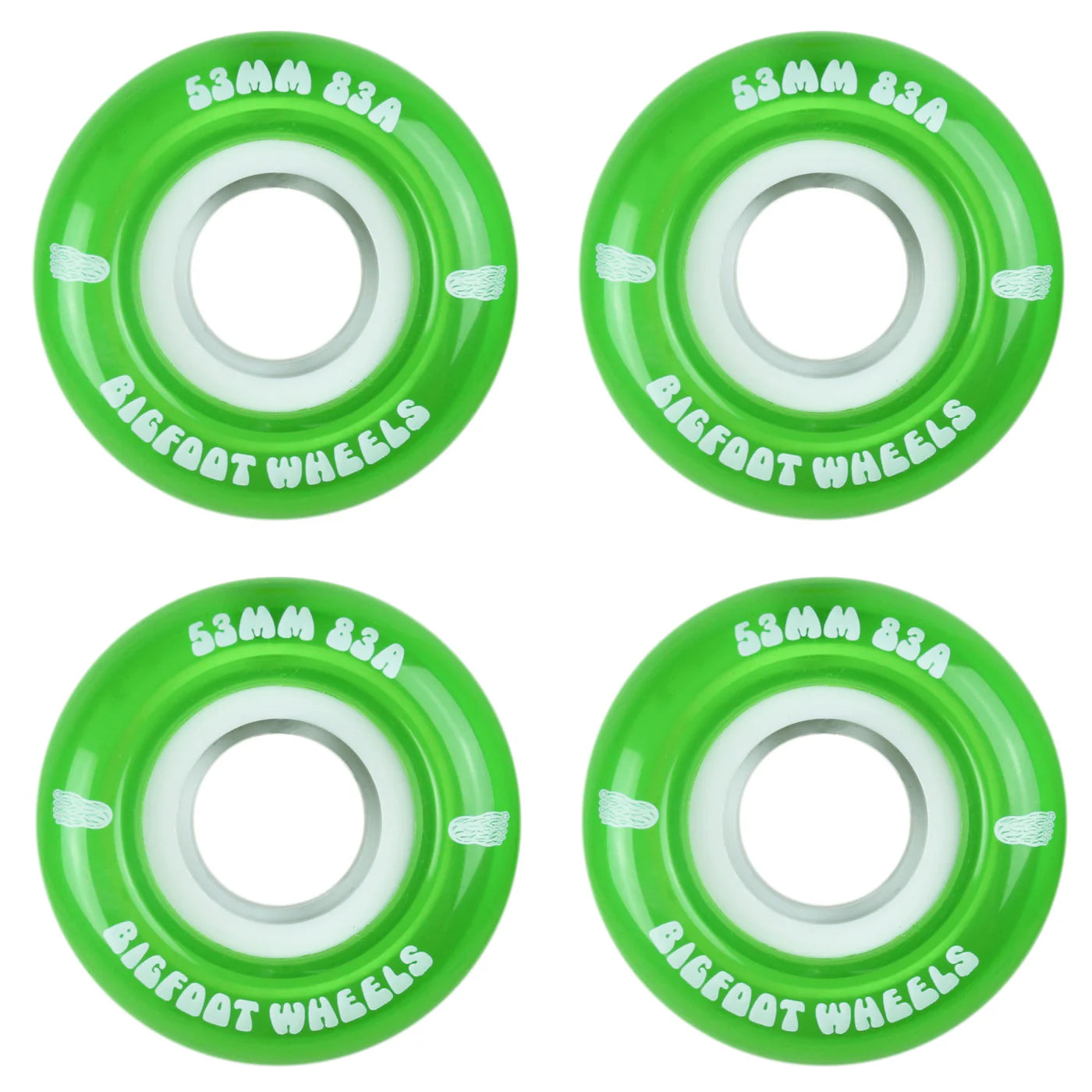 Bigfoot 83A Skateboard Wheels Soft Cruiser Filmer Wheels
