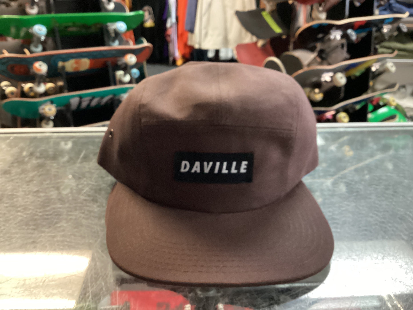 Daville hat camper hat buckle brown