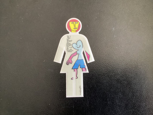 Girl Modernica Sticker
