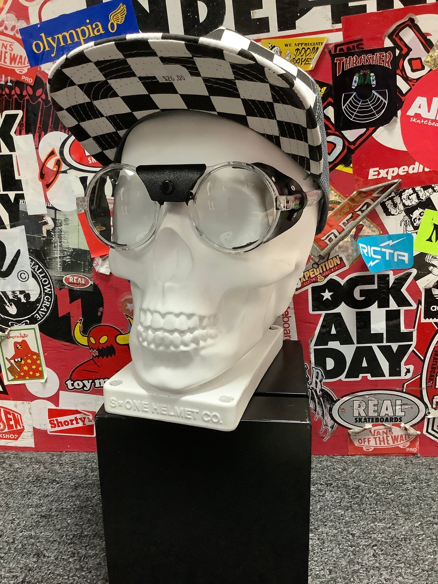 Happy Hour Dusters Figgy Clear Sunglasses