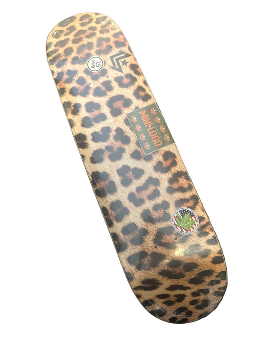 Mini Logo Deck Leopard Mini 7.5”