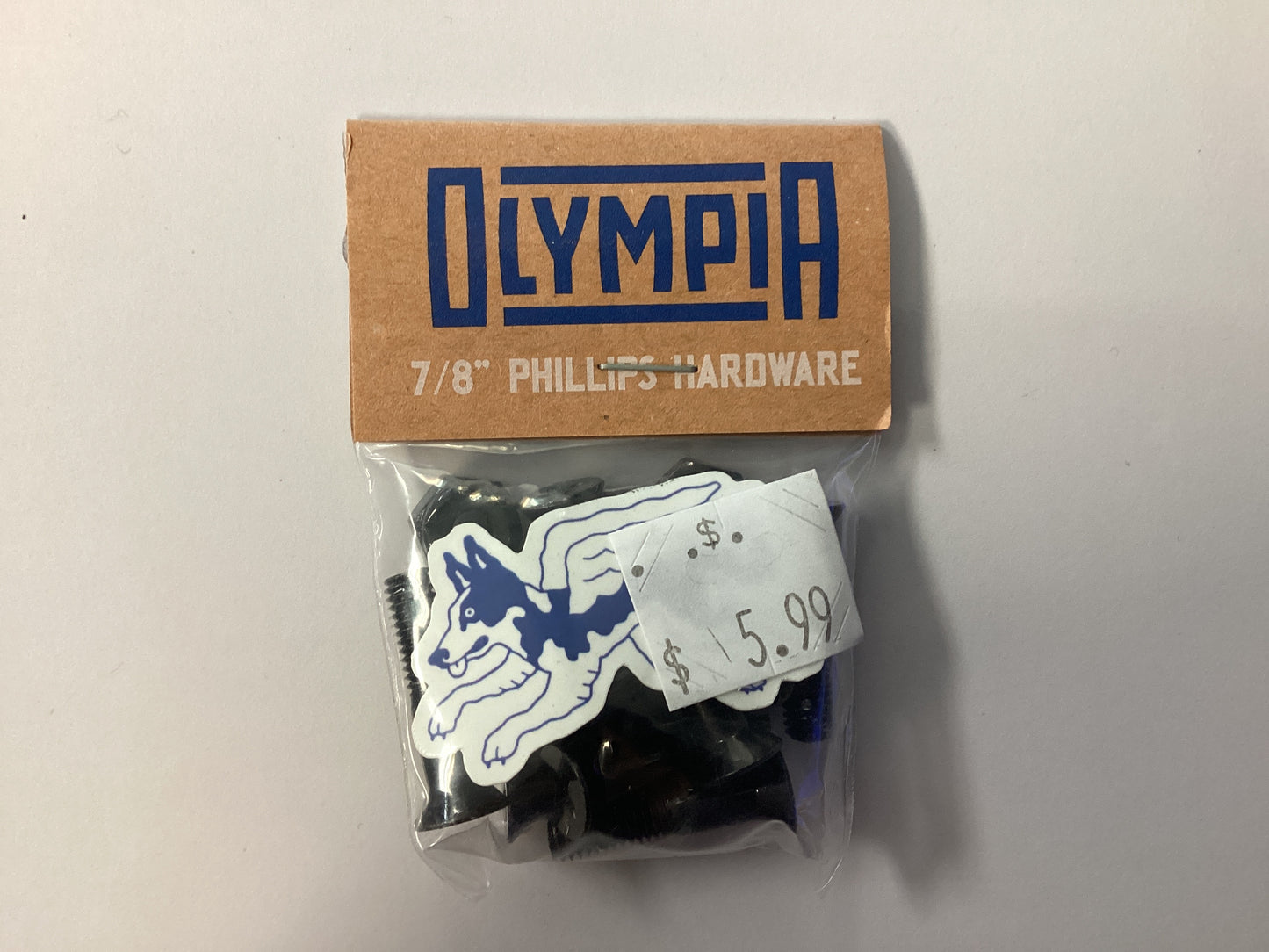 Olympia 7/8” Skateboard Phillips Hardware set
