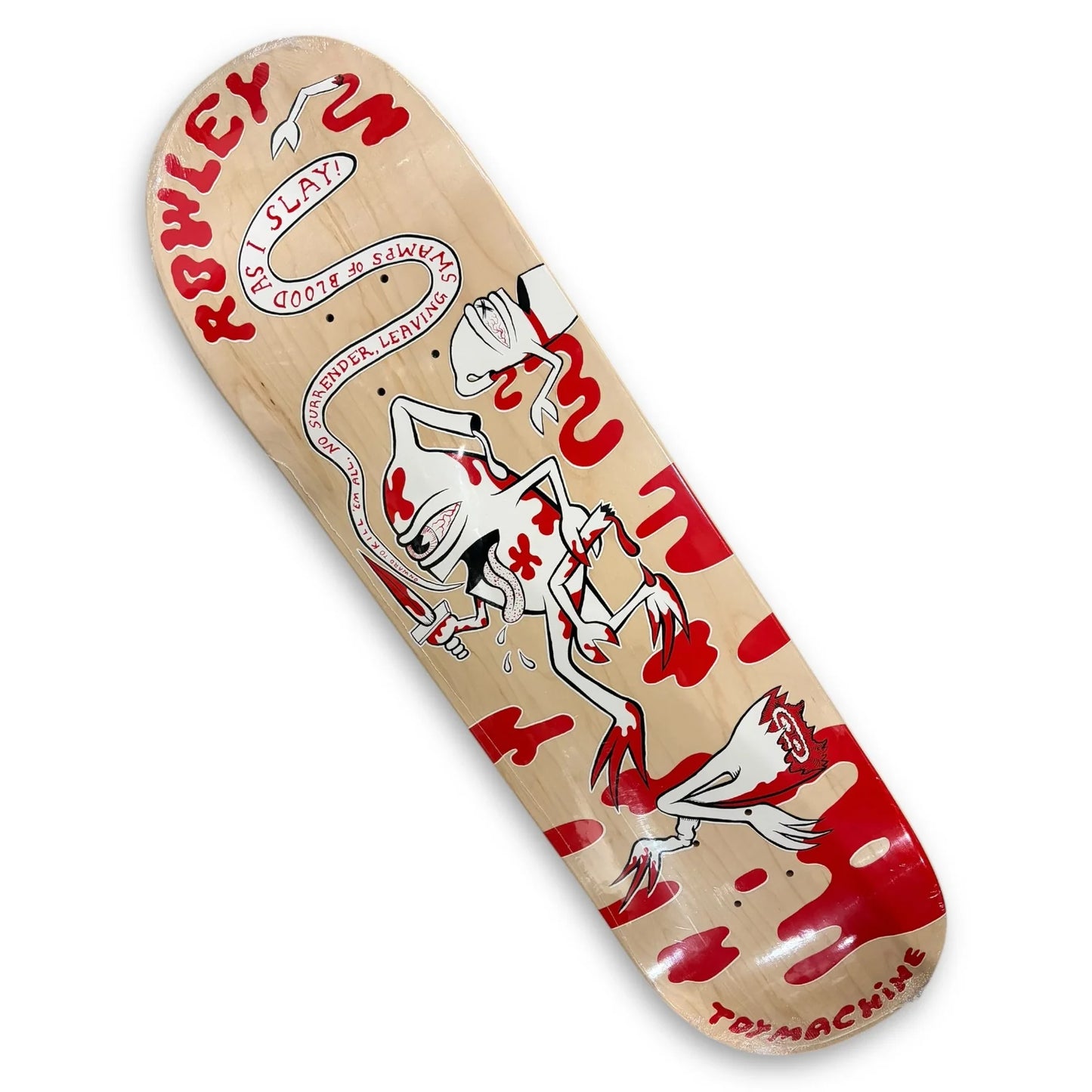 Toy Machine 8.5” skateboard deck Geoff Rowley Slayer