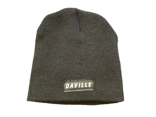 Daville Beanie Hat Logo Black small