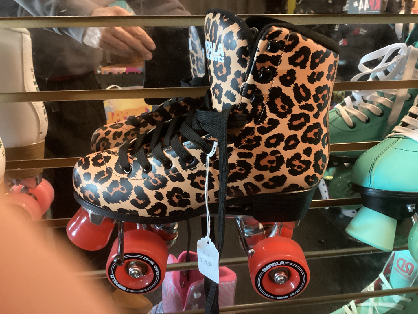 Impala Roller Skates Leopard Size 6
