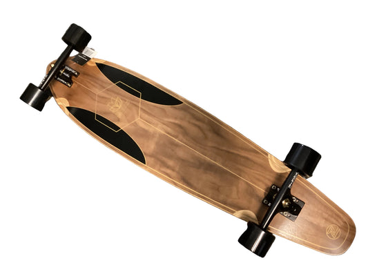 Z Flex longboard complete skateboard Ruins to Roses Roundtail kick tail