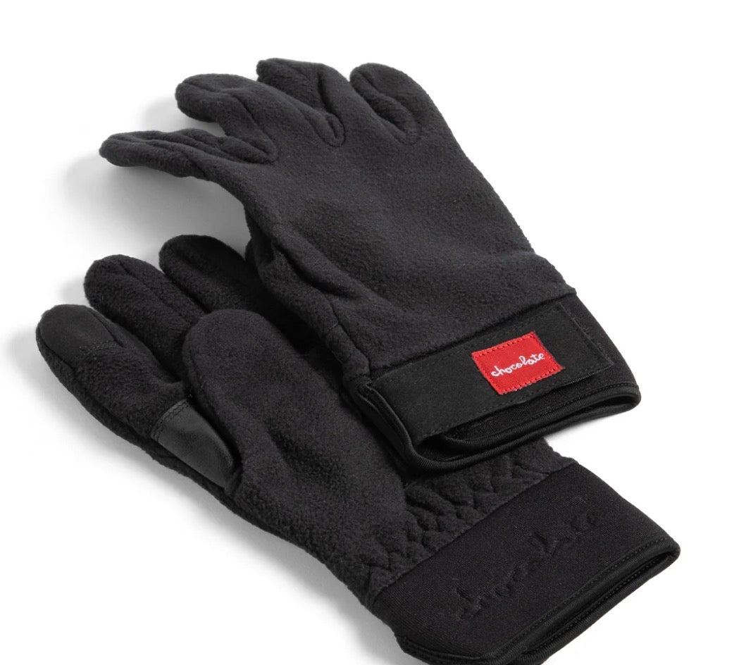 Chocolate Polar Fleece TouchScreen Gloves