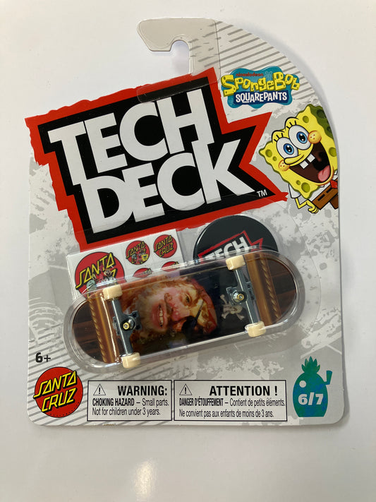 Tech Deck fingerboard Santa Cruz x Sponge Bob Square Pirate