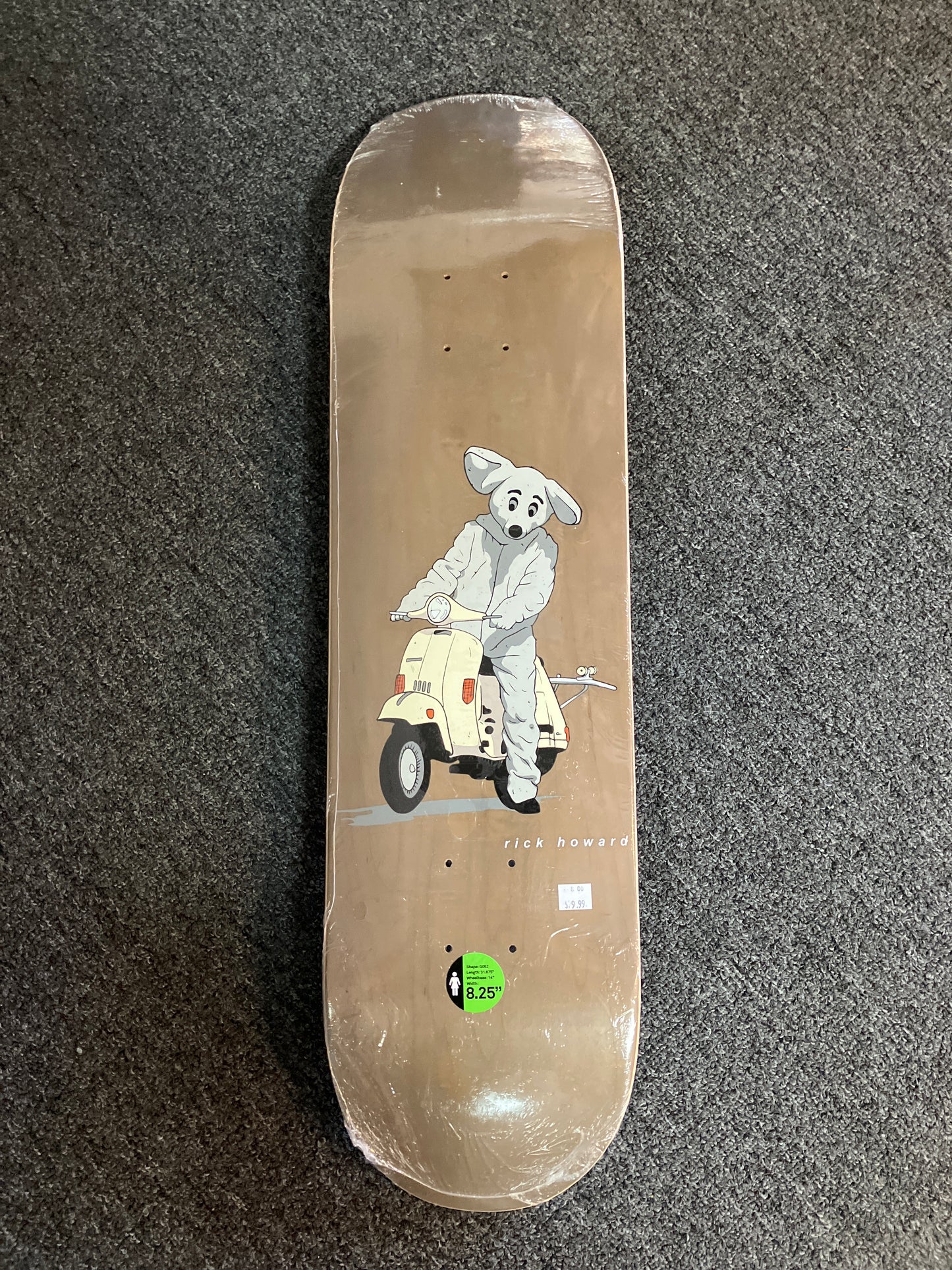 Girl 8.25 deck Mouse Rick Howard one off
