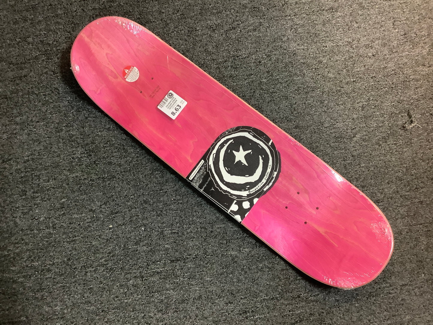 Foundation Pro Skateboard Deck LEWIS HITCHHIKER 8.63