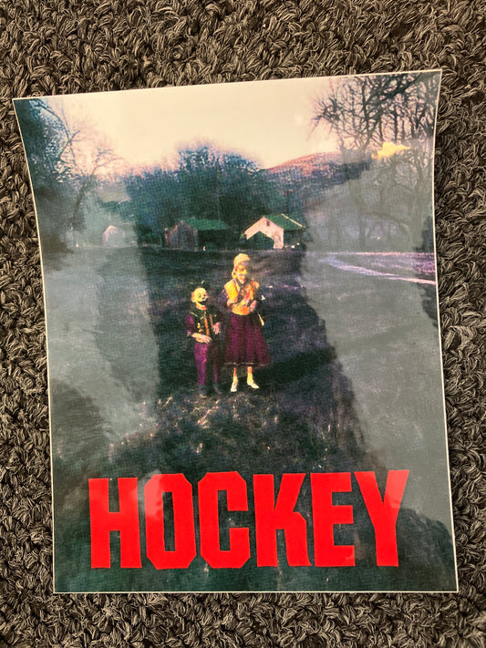 Hockey Farm Kids Sticker